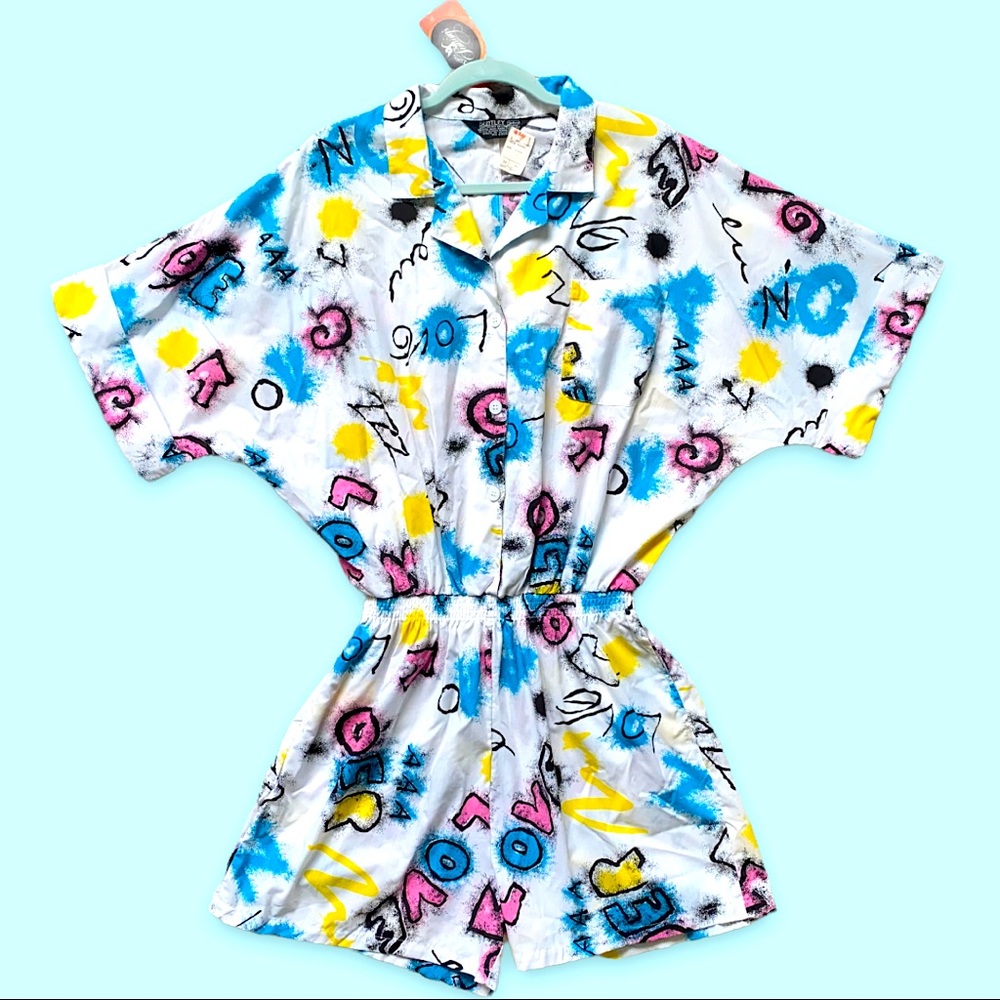 80s VINTAGE ROMPER - Picture 2 of 8